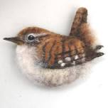 Needle Felt a Wren ~ low relief