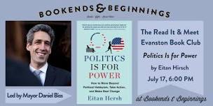 The Read It   Meet Evanston Book Club  Politics Is for Power,