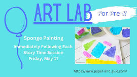 Preschool Art Lab-Sponge Painting