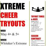 Whitakers Extreme competition CHEER Clinics