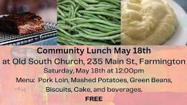 Community Lunch - Saturday, May 18th