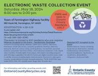 Electronic Waste Collection Event 5/18/2024