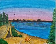 Paint, Sip & Smile - Lake Camping