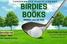 Tunkhannock Public Library Birdies for Books golf tournament