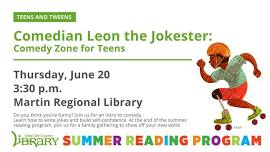 Comedian Leon the Jokester: Comedy Zone for Teens