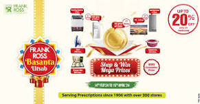 Frank Ross Basanta Utsav! Get Upto 20% Off on Medicines - by Frank Ross Pharmacy