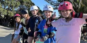 Girls Skate NZ Skateboarding Clinic- Snells Beach Skatepark 2024