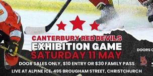 LIVE ICE HOCKEY, Canterbury Red Devils Exhibition Game