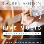 Live Music Saturday at Lauren Ashton Cellars