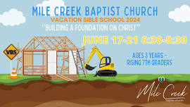 Vacation Bible School- 