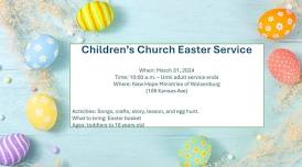 Easter Sunday Children's Church