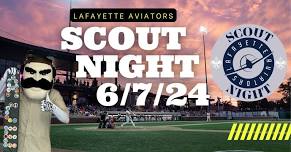 Scout Night at the Lafayette Aviators