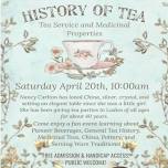 History of Tea Lecture