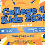 Yavapai College 4 Kids 2024 - Now Registering!