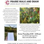 Thu, Jun 06  |  Green Valley State Park (North Shelter) Prairie Walk and Draw