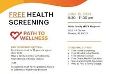 Path to Wellness - Free health screening! (Ages 18 and older)