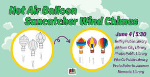 Hot Air Balloon Suncatcher Wind Chimes