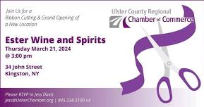 Join Us for a Ribbon Cutting at Ester Wine and Spirits