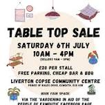 Table top sale