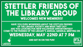 Stettler Friends of the Library Society Annual General Meeting