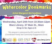 Children's Watercolor Bookmarks with Margaret McCandless