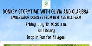 Donkey Storytime with Olivia and Clarisa