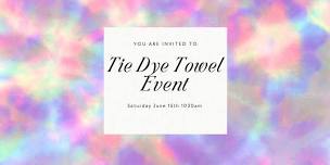 Tie Dye Towel Event