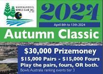 2024 Qube Logistic x WBC Autumn Classic Pairs Tournament