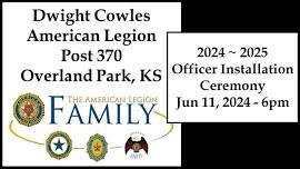 2024-25 American Legion Family Officer Installation Ceremony & Recognition