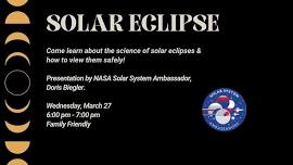 NASA Ambassador: Solar Eclipse