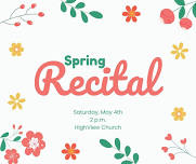 Spring Piano Recital