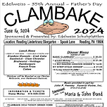 G.T.V. Edelweiss Father's Day Clambake — Reading Liederkranz