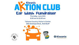 Red Bluff Aktion Club Car Wash Fundraiser