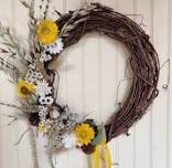 Summer Sunshine Dried Floral Wreath