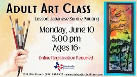 Adult Art Class- Japanese Sumi-e Painting