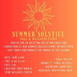 Summer Solstice Yoga & Wellness Event