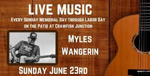 LIVE MUSIC - Myles Wangerin on the Patio