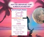 Evening of Psychic Mediumship with Samantha Hamilton at Hempton Memorial Hall