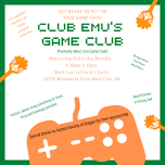 Club EMU’s Game Club