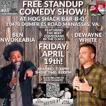 FREE Standup Comedy Showcase! At Hog Shack Bar-B-Q!