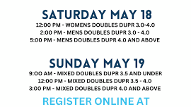 Spring Championship Pickleball Tournament