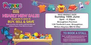 Little Poppets Preloved Market - Broughton Pavilion, Sunday 16th June, 3pm - 4.30pm