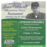 6th Annual Golf Dean Caldwell Memorial Golf Tournament