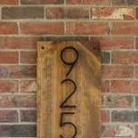 House Number Planter Box