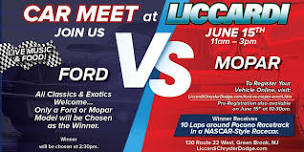 Liccardi Chrysler Dodge Ram Mitsubishi's Ford vs. Mopar Event