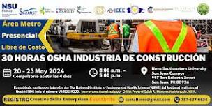 30 Horas OSHA  Construcción - Presencial Área Metro de Puerto Rico