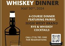 High West Whiskey Dinner