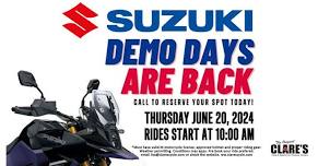 Suzuki Motorcycle Test Ride Days