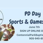 PD Day Sports & Games Camp