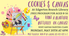 Cookies & Canvas: Edgerton Branch Library